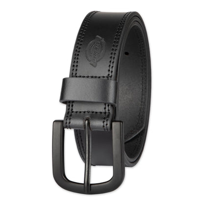 Dickies Men's Big-Tall Two Row Stitch Belt , -black, 54