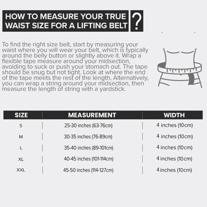 PowerLifting Belt/Weight Lifting Belt - 10mm Double Prong - 4-inch Wide - Advanced Back Support for Weightlifting and Heavy Power Lifting (Grey, XX-Large)