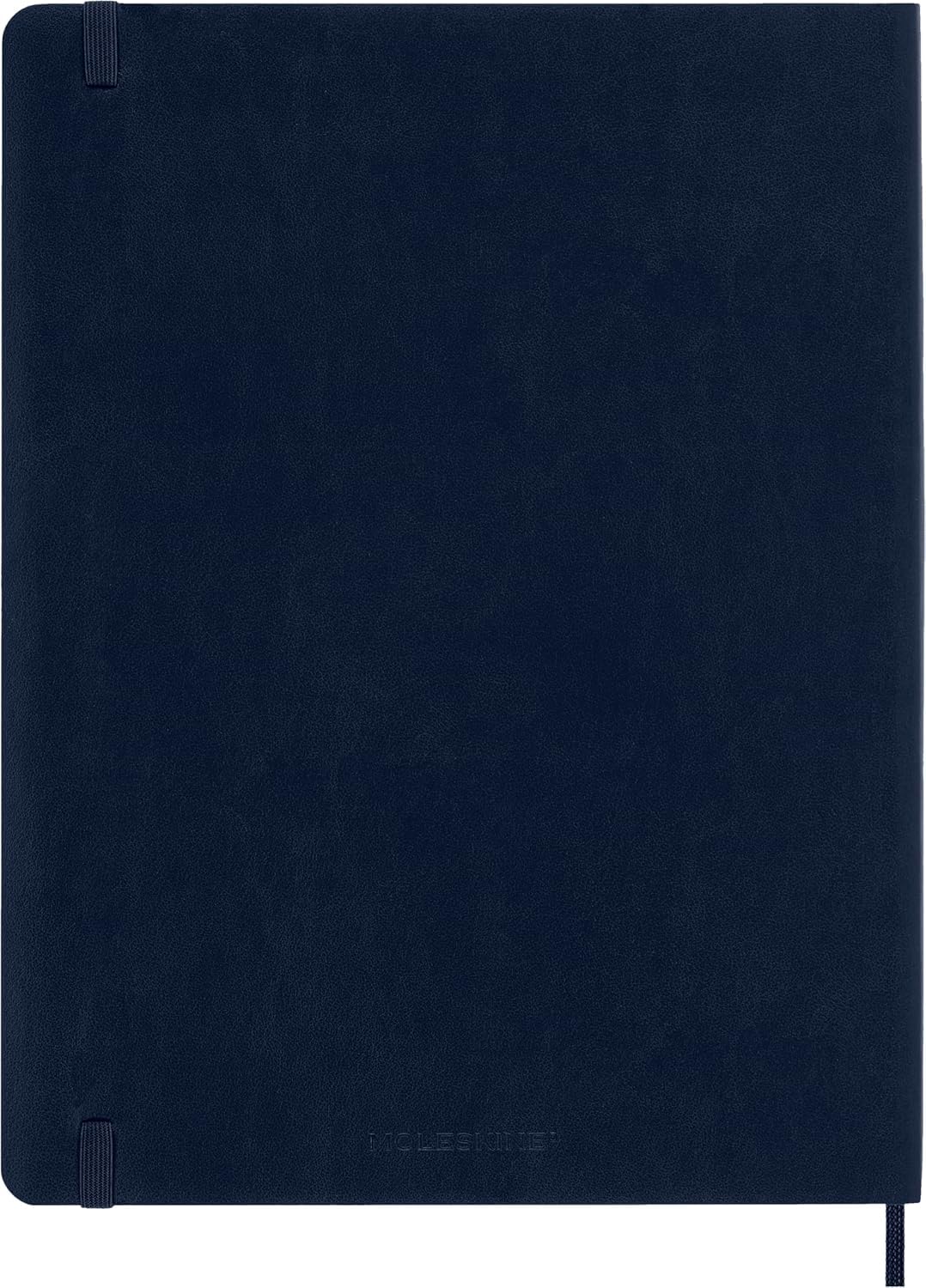 Moleskine Classic Notebook, Soft Cover, XL (7.5" x 9.5") Plain/Blank, Sapphire Blue, 192 Pages