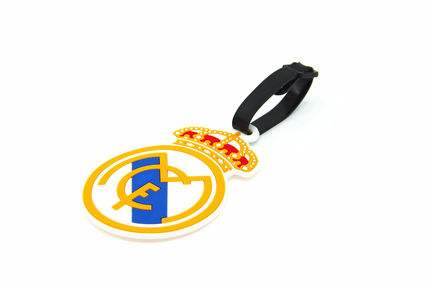 CellDesigns Set of 2 Soccer Team Football Club Luggage Tag Suitcase ID Tag with Adjustable Strap (Real Madrid C.F.)