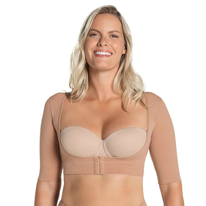 Leonisa SmartShape Vest Seamless Arm Shaper for Women, Upper Body Compression Garment Vest with Posture Corrector