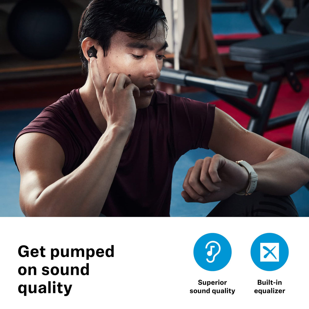 Wireless Sport Bluetooth Earbuds by Sennheiser