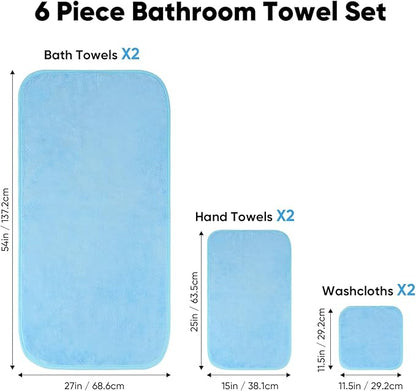 Orighty 6-Piece Towel Set