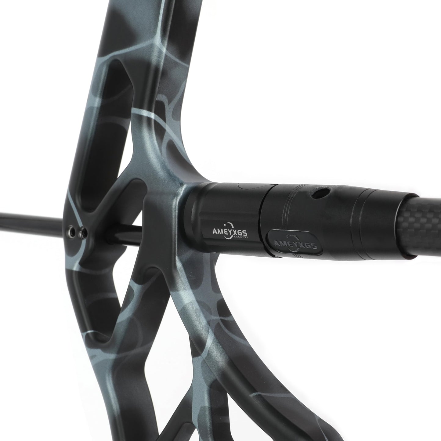 AMEYXGS Archery Quick Disconnect Matte Black 0/5/8/10 Degree for Compound&Recurve Bow Stabilizer Hunting or Target Practice (0 Degree)