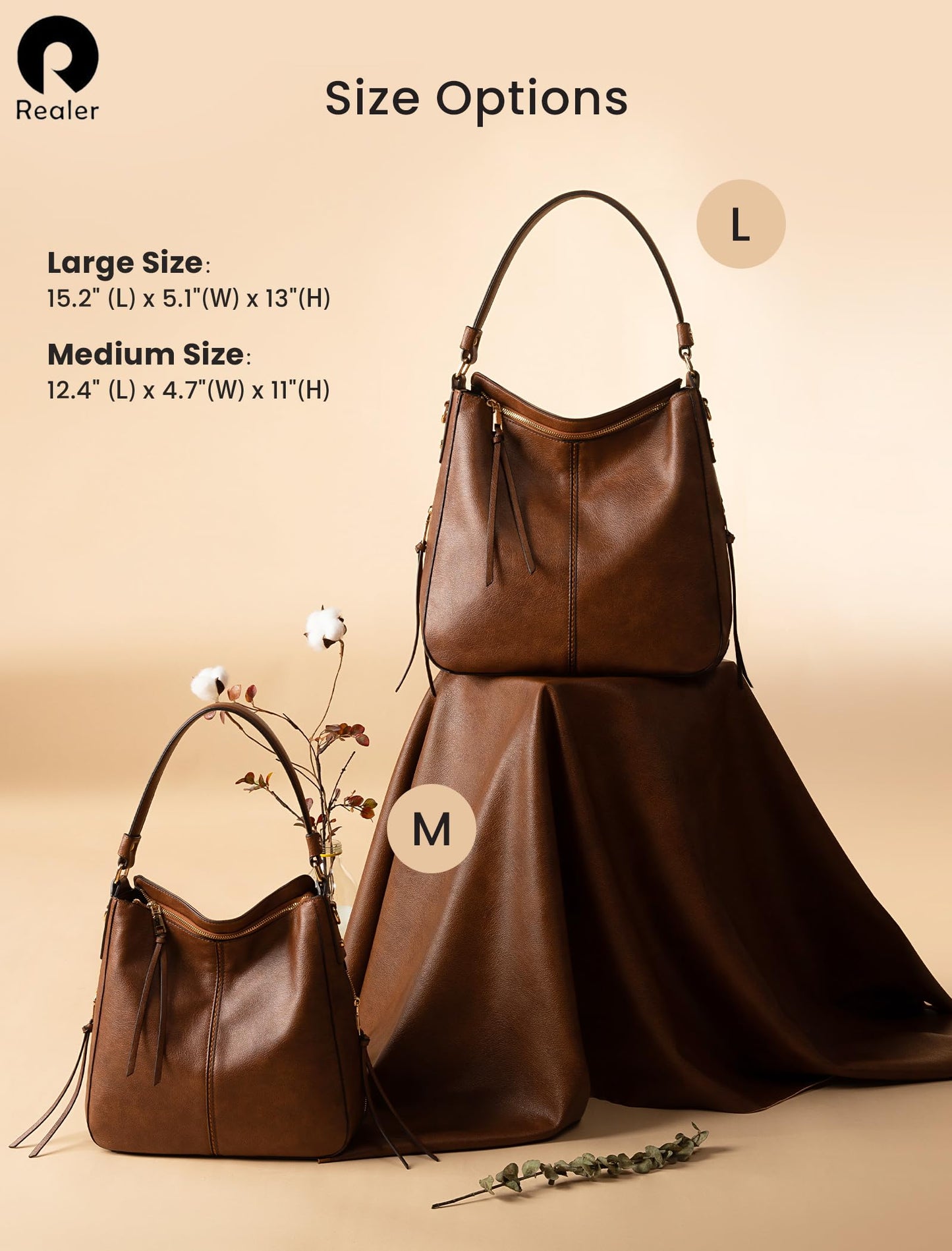 Handbags for Women Large Designer Ladies Hobo bag Bucket Purse Faux Leather