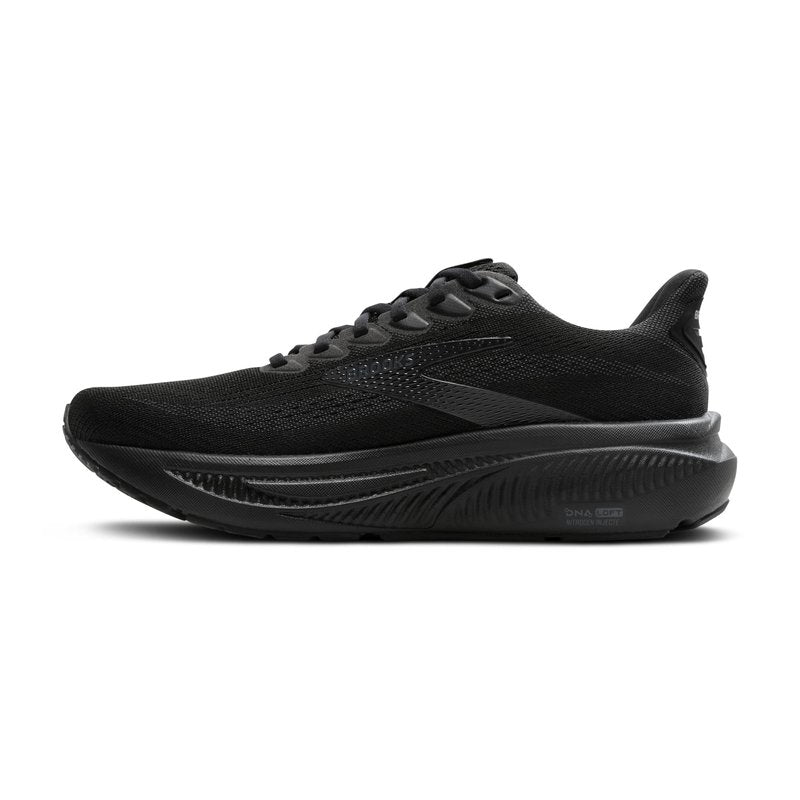 Brooks Women’s Ghost 17 Neutral Running Shoe - Black/Black/Ebony - 6.5 X-Wide