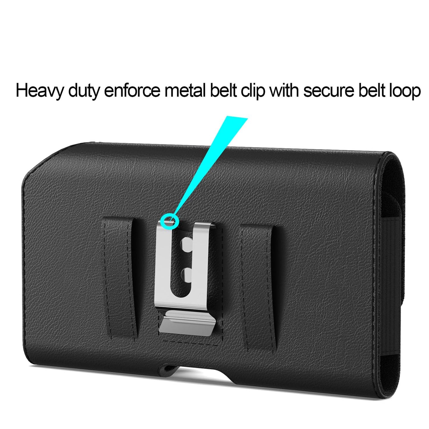 CoverON Holster with Earbuds Holder for 1+ OnePlus 15R 15 Nord 4 Open 13 13R 12 12R CE4 One Plus N200 N20 N10 5G 10T 10 9 Pro 8T+ Phone Case Belt Clip Buds Leather Pouch Bag (Fits Otterbox/Any Case)
