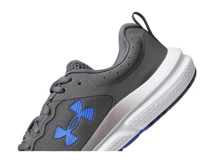 Under Armour Men's Charged Assert 10 Shoes, (106) Castlerock/Castlerock/Team Royal, 11 X-Wide