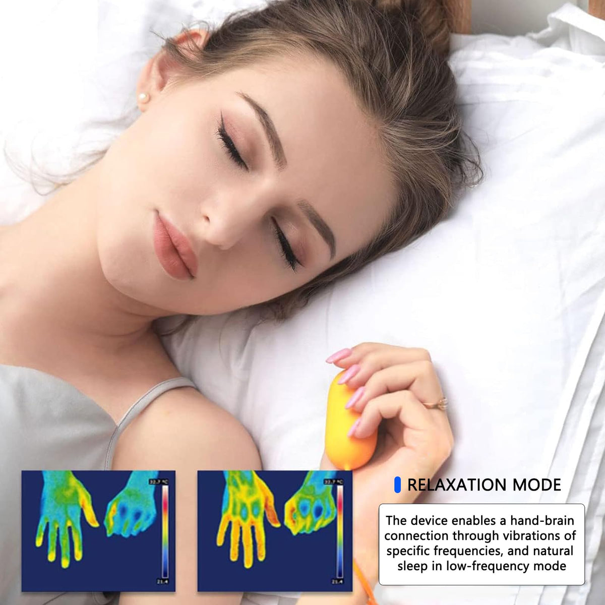 TALENTBABY Sleep Device, Compact Sleep Device, Handheld Relaxation Device,Massage Improved Sleeping Mood and Focus Attention,Small and Easy to Carry