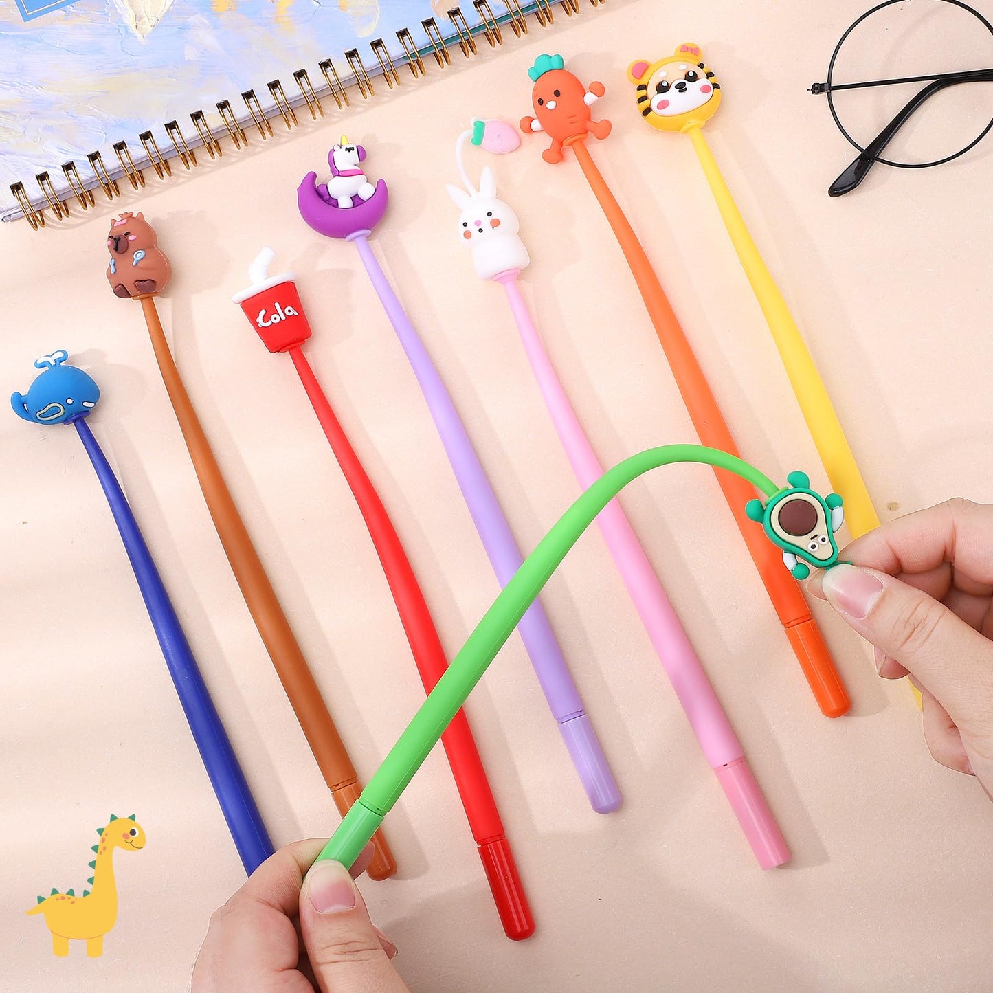 BESARME 30 PCS Fun Pens for Kids, Cute Pen End of Year Gifts for Students Prizes for Kids Classroom 8th Grade Graduation Gifts for Students Birthday Party Favors Goodie Stuffers