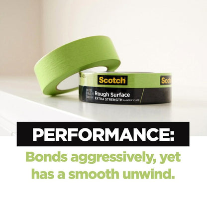 Scotch Painter's Tape 2060-1A 2060 Masking Tape, 1-Inch by 60-Yard, Green, 4 Pack
