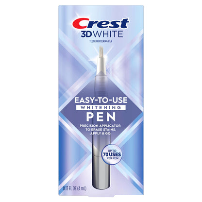 Crest 3DWhite Teeth Whitening Pen, Easy-to-Use, Conveniently Erases Surface Stains, Teeth Whitening Products