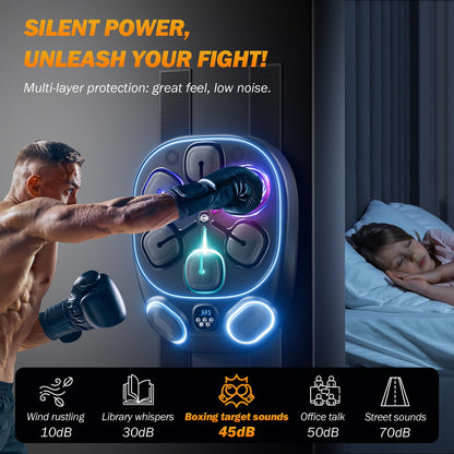 FIAMEARMOR 2026 Music Boxing Training Machine for Adults Fitness Equipment Durable Dummy Punching Bag Boxing Machine - Large