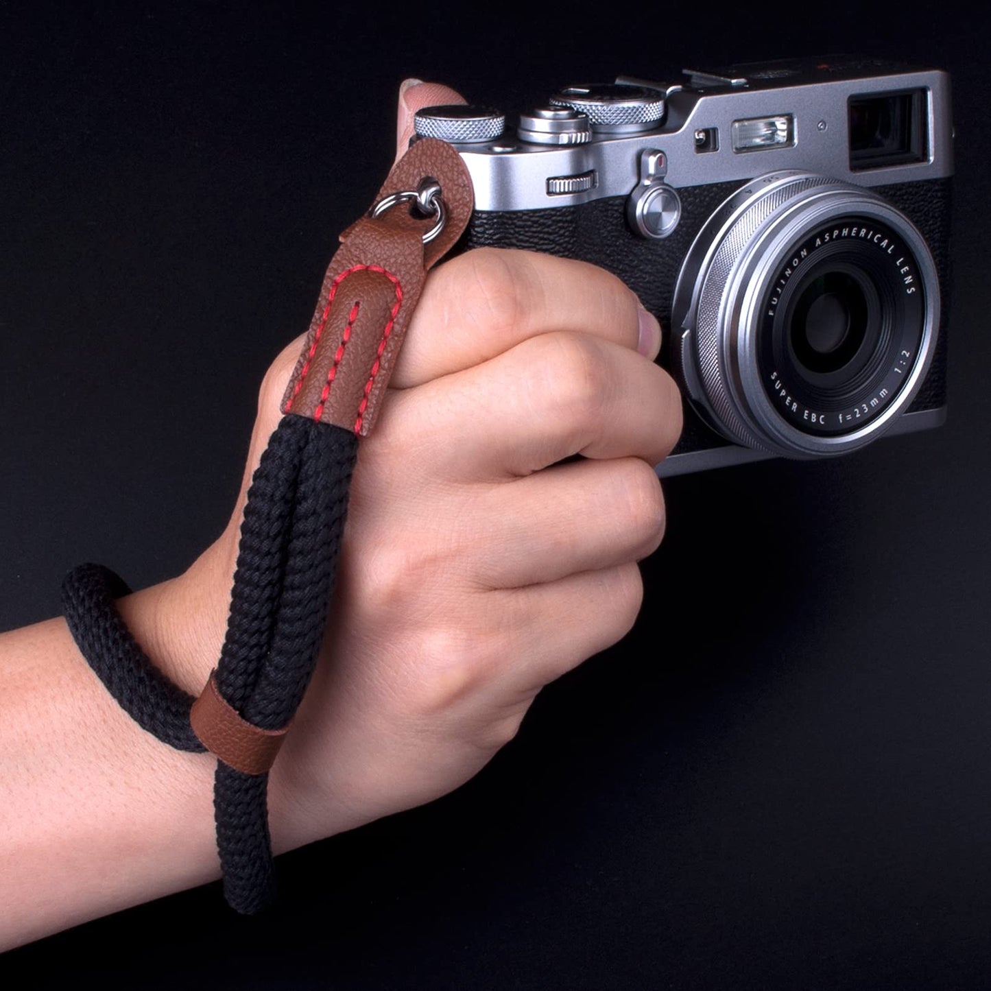 VKO Camera Wrist Strap,Hand Strap lanyard for DSLR SLR Mirrorless Camera Rope Adjustable Safety Strap(Black)