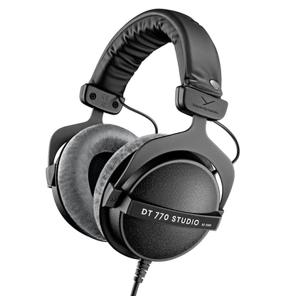 beyerdynamic DT 770 Pro Studio Headphones - Over-Ear, Closed-Back, Professional Design for Recording and Monitoring (80 Ohm, Grey) (Renewed)