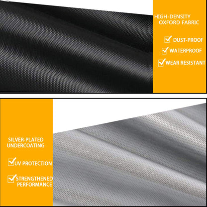 POMER Treadmill Cover, 81x37x67 inch Dustproof Oxford Fabric with Zipper Running Machine Protective Cover for Non-Folding Home Treadmill
