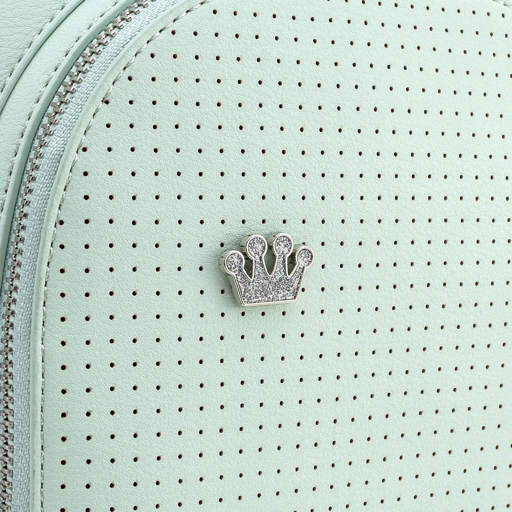 Loungefly Mint Pin Trader Faux-Leather Mini Backpack (One Size, Mint)