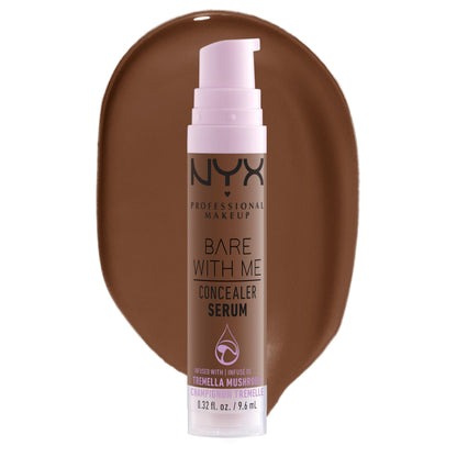 NYX PROFESSIONAL MAKEUP Bare With Me Concealer Serum, Concealer Makeup For Up To 24Hr Hydration - Beige