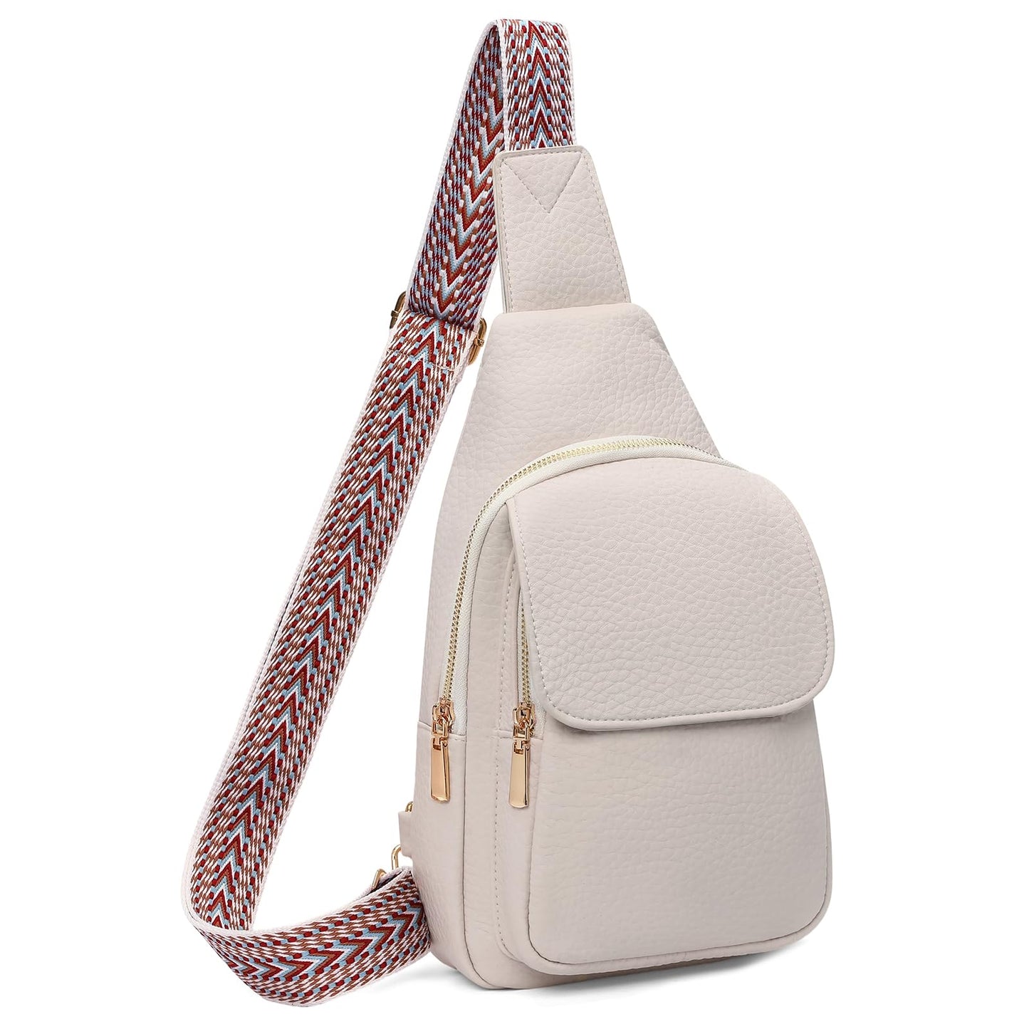 SENDEFN Sling Bag Crossbody Bags for Women Cross Body Purse Leather Fanny Pack Chest Bag for Travel