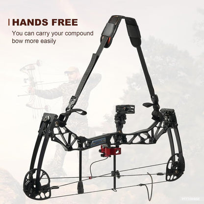 Compound Bow Sling - Archery Carry Bag with Shoulder Strap for Hunting | Durable Design