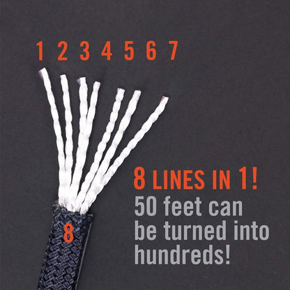 Atwood Rope MFG 550 Paracord - 100 Feet Nylon Survival Cord for Lanyards, Bracelets & Keychains | Made in USA