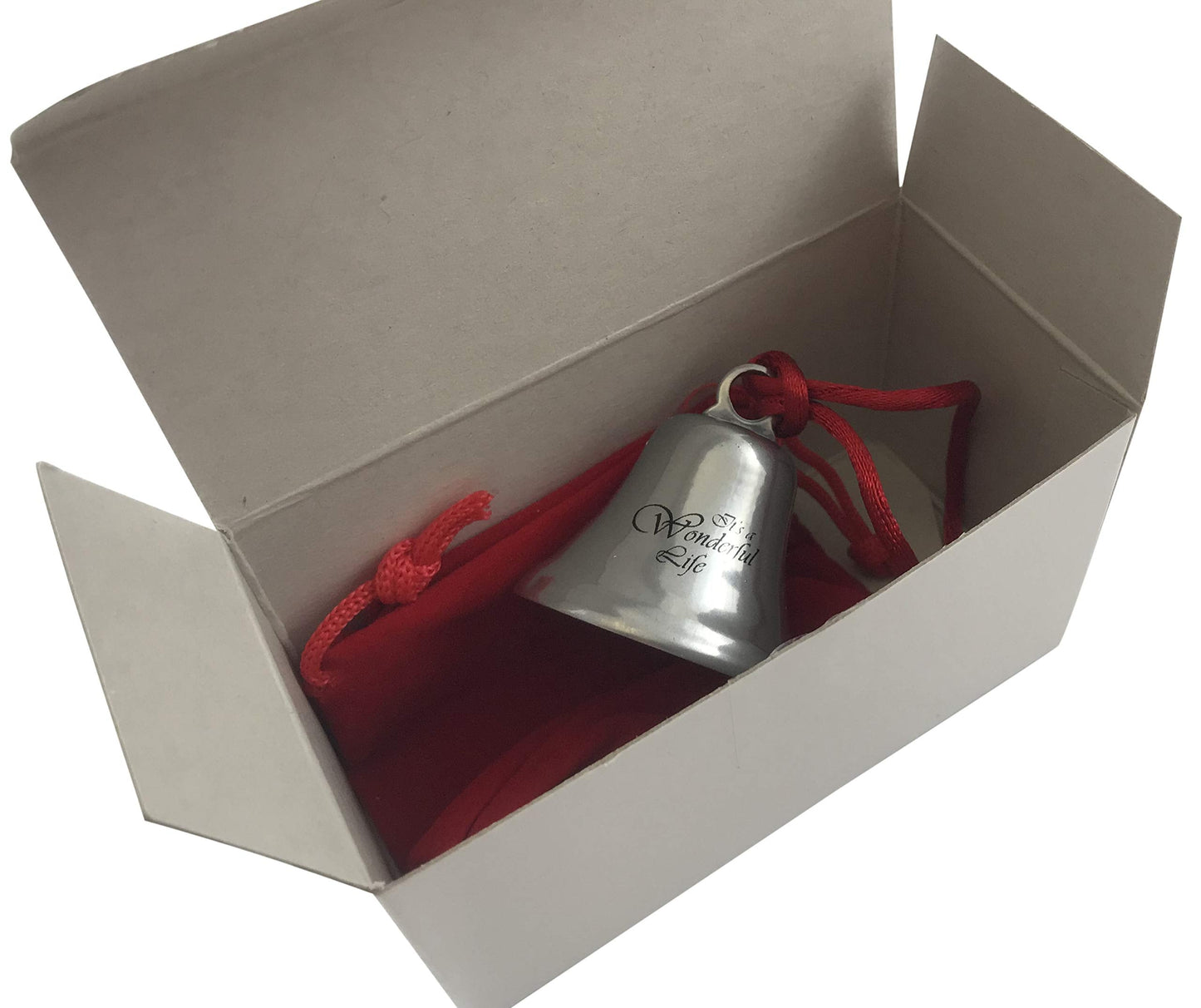 It's a Wonderful Life Bell Christmas Ornament Movie Steel Ribbon USA Made