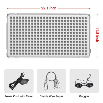 Red Light Devices for Face Full Body Red Light Lamp High Power Infrared Light Panel for Skin Health 660nm