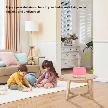 Oil Diffuser Humidifier 300ML,Electric Ultrasonic Air Aroma Diffusers Vaporizer,Scent Mist Defuser with Remote,Auto-Off,7led Color Changing Light for Large Bed Room,Home,Office