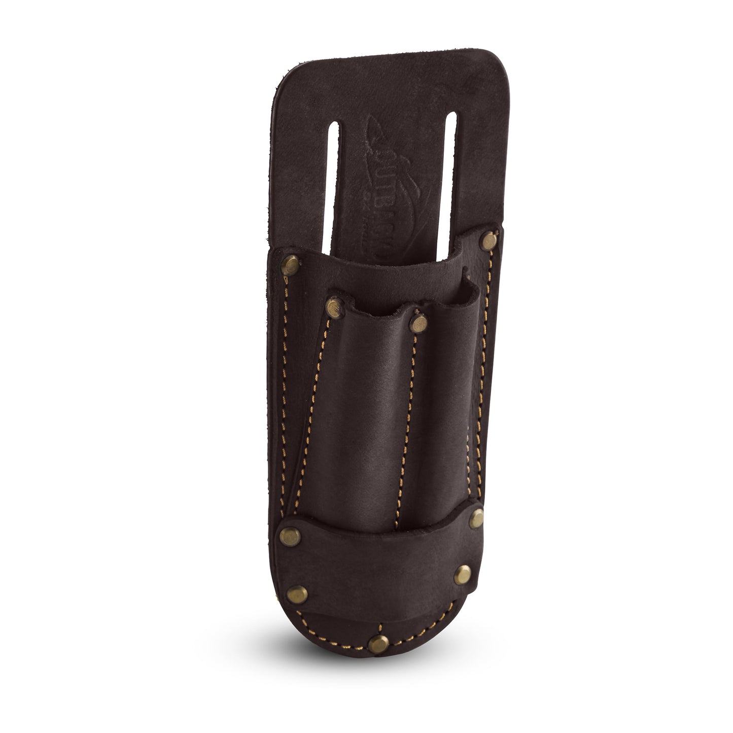OX Pro Leather Utility Knife Pouch - Heavy Duty Tool Belt Holder for Box Cutter Holster, Pliers Pouch & Screwdriver - Oil Tanned Leather Tool Holster Fits 2 Inch Belts