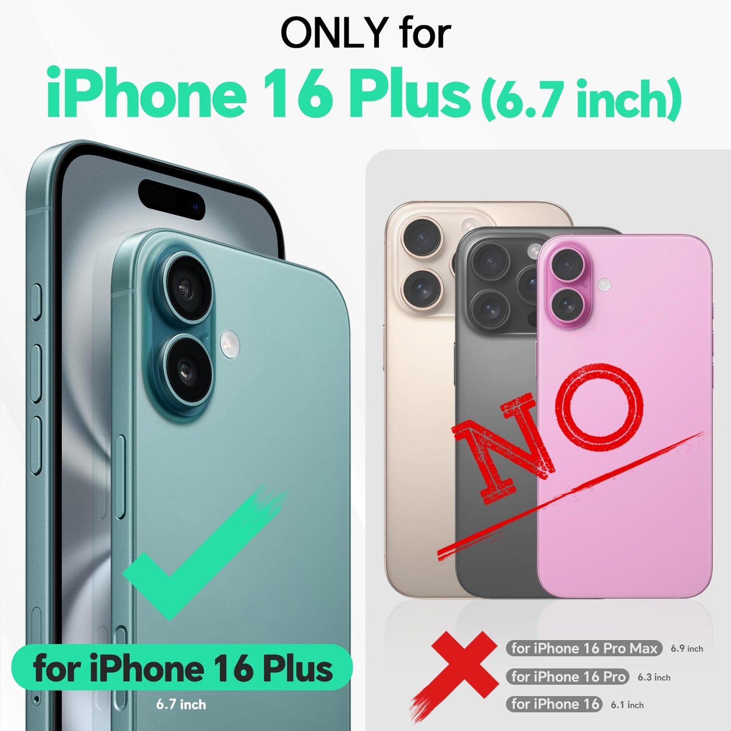 TUCCH Case for iPhone 16 Plus Case Wallet, [TPU Shockproof Inner Shell], PU Leather [RFID Blocking] 4 Card Holder Magnetic Stand Protective Cover Compatible with iPhone 16 Plus 5G 2024, Dark Blue