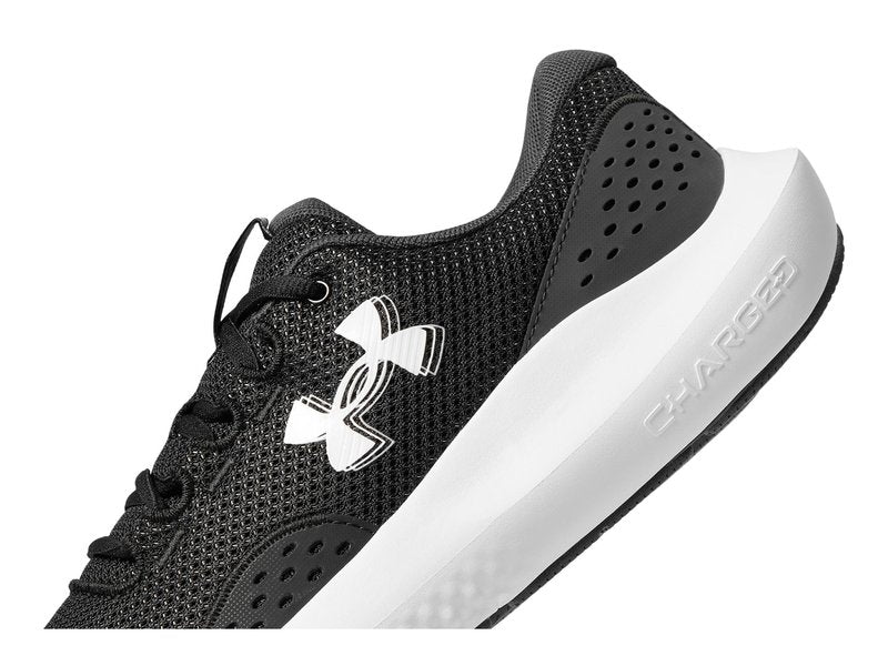 Under Armour Men's Surge 4, (002) Black/Anthracite/White, 12.5, US