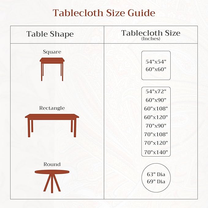 Maison d' Hermine Table Cloth Rectangle Table 100% Cotton 70 x 140 Inches Fall Tablecloth Reusable Everyday Use for Thanksgiving Christmas Decorations Dining Farmhouse Party (Pretty Autumn)