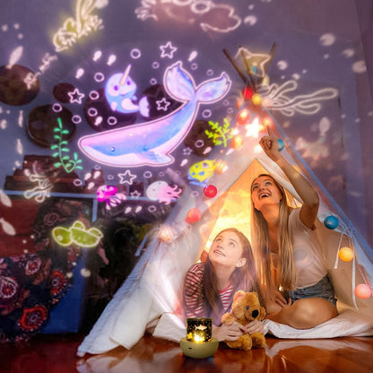 LytRdIt 21 Sets of Films, Night Lights for Kids, Star Galaxy Projector, Bedroom, Ceiling, Star Projector with 360 Rotating for Boys and Girls, Birthday, Christmas Gifts, Room Decor