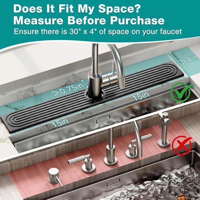 DK177 Faucet Mat for Kitchen Sink
