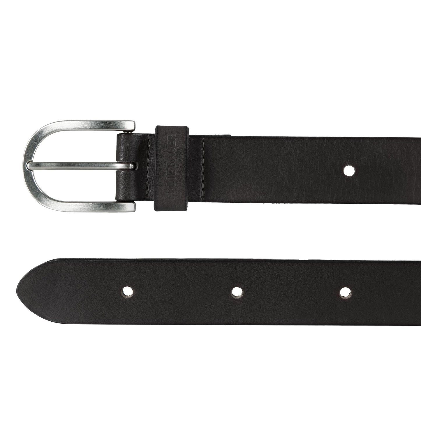 Eddie Bauer Women's Casual Leather Belts with Durable Metal Buckle, Endless Leather - Black, XX-Large