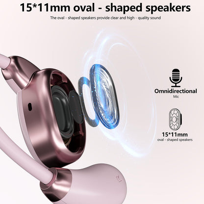 Ituoray Open Ear Headphones,Up to 32H Playtime,Bluetooth 5.4,Open Ear Earbuds Ultra Comfort,Ergonomic Ear Hook,Touch Control,IPX4 Waterproof,15 * 11mm Oval-Shaped Speakers
