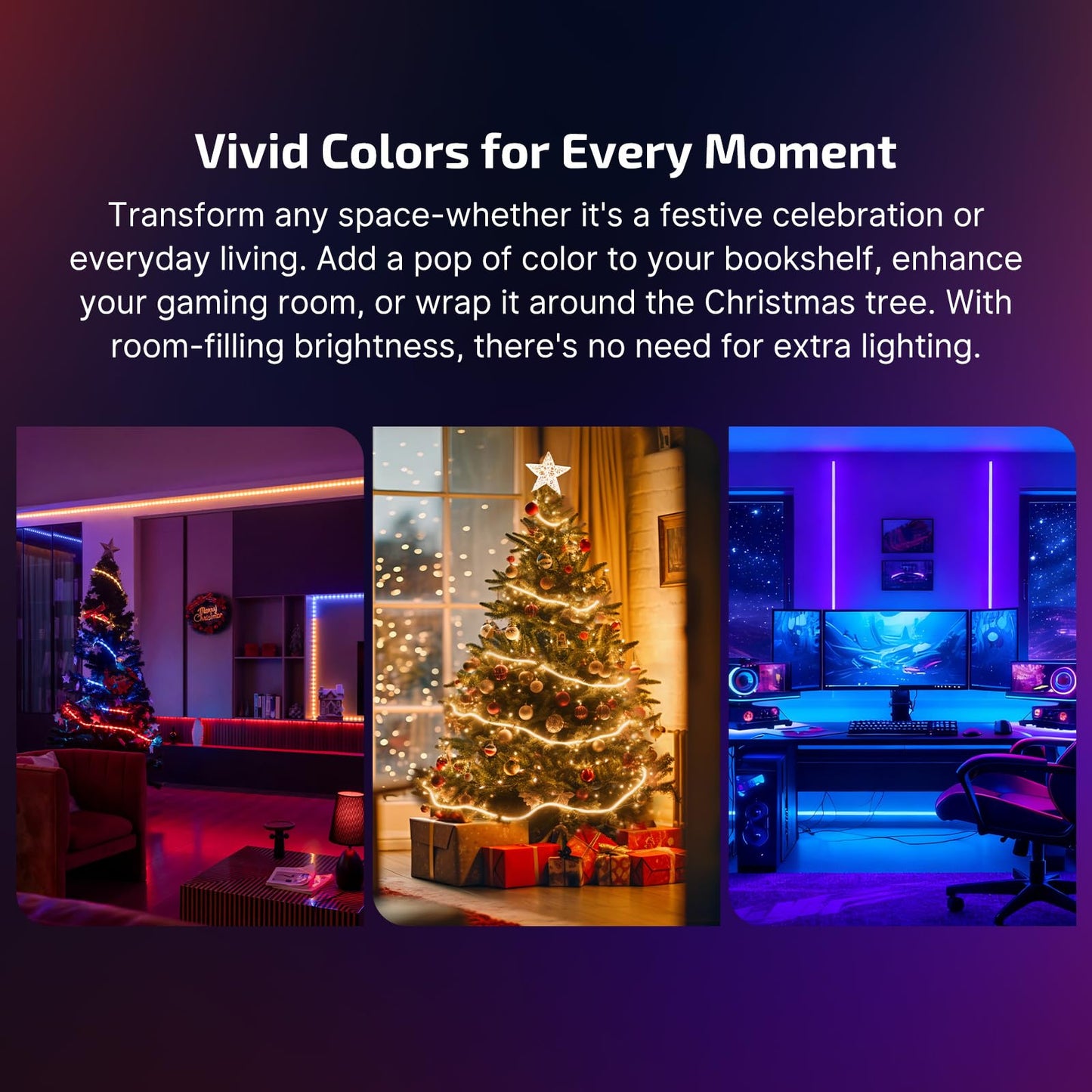 OLIGHT Ostrip 2 RGBIC LED Strip Light 16.4ft, DC24V 2700K-6500K, 0.25m Unit Cuttable, IP65, 5M Adhesive, Smart APP+Alexa, Music Sync, 44 Scene, ETL, High CRI, Plug & Play for Bedroom/Gaming/TV