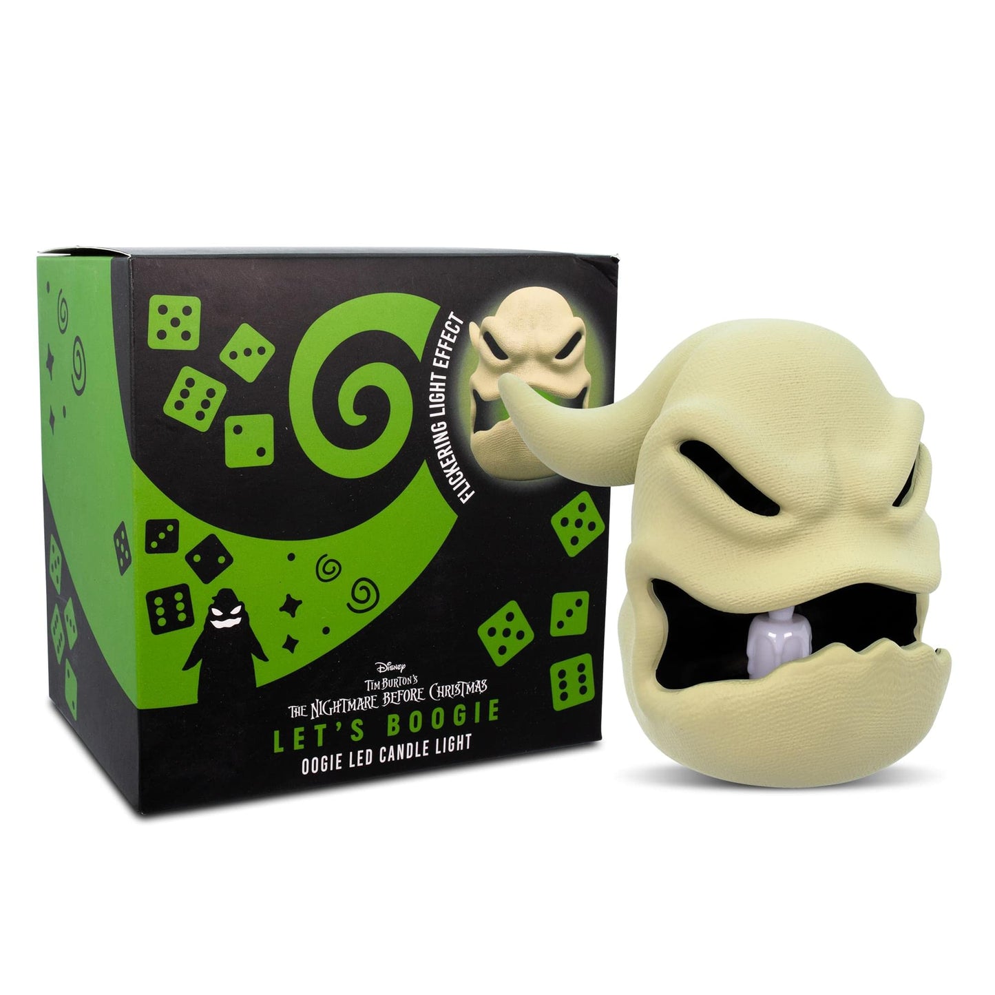 The Nightmare Before Christmas Disney LED Flickering Flameless Candle with Automatic Timer | Officially Licensed Collectible