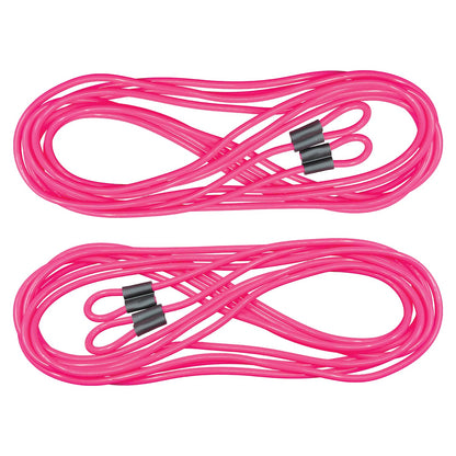 Champion Sports DD Series Double Dutch Licorice Jump Ropes - Pink, 16-Feet (Set)