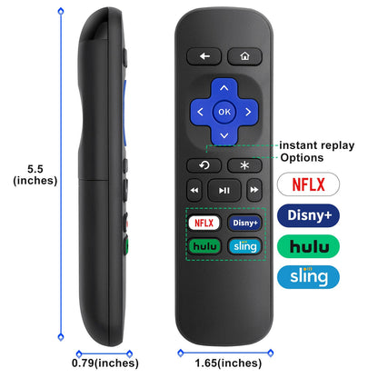 Replacement for Google-Chromecast-Remote, for Chromecast with Google TV Remote 4K/HD & Google TV Streamer 4K(Only for Snow Chromecast Google)
