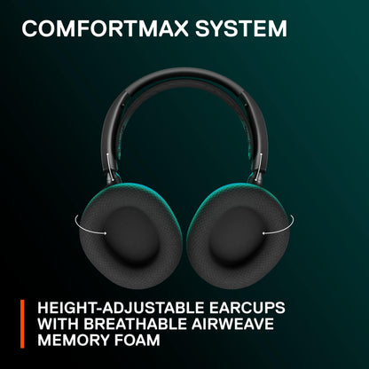 SteelSeries Arctis Nova 7 Wireless Multi-Platform Gaming Headset — Neodymium Magnetic Drivers — 2.4GHz + Mixable Bluetooth — 38Hr USB-C Battery — ClearCast Gen2 AI Mic — PC, PS5, Switch, VR, Mobile
