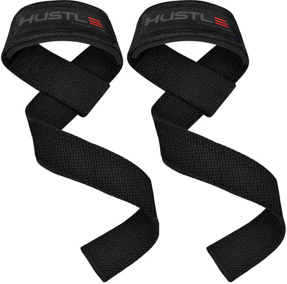 Lifting Straps for Weightlifting & Deadlifts – 21" Wrist Straps with Thick Neoprene Padding – Pro Heavy Duty Gym Wrist Wraps for Powerlifting, Bodybuilding & Strength Training for Men & Women (STEALTH)