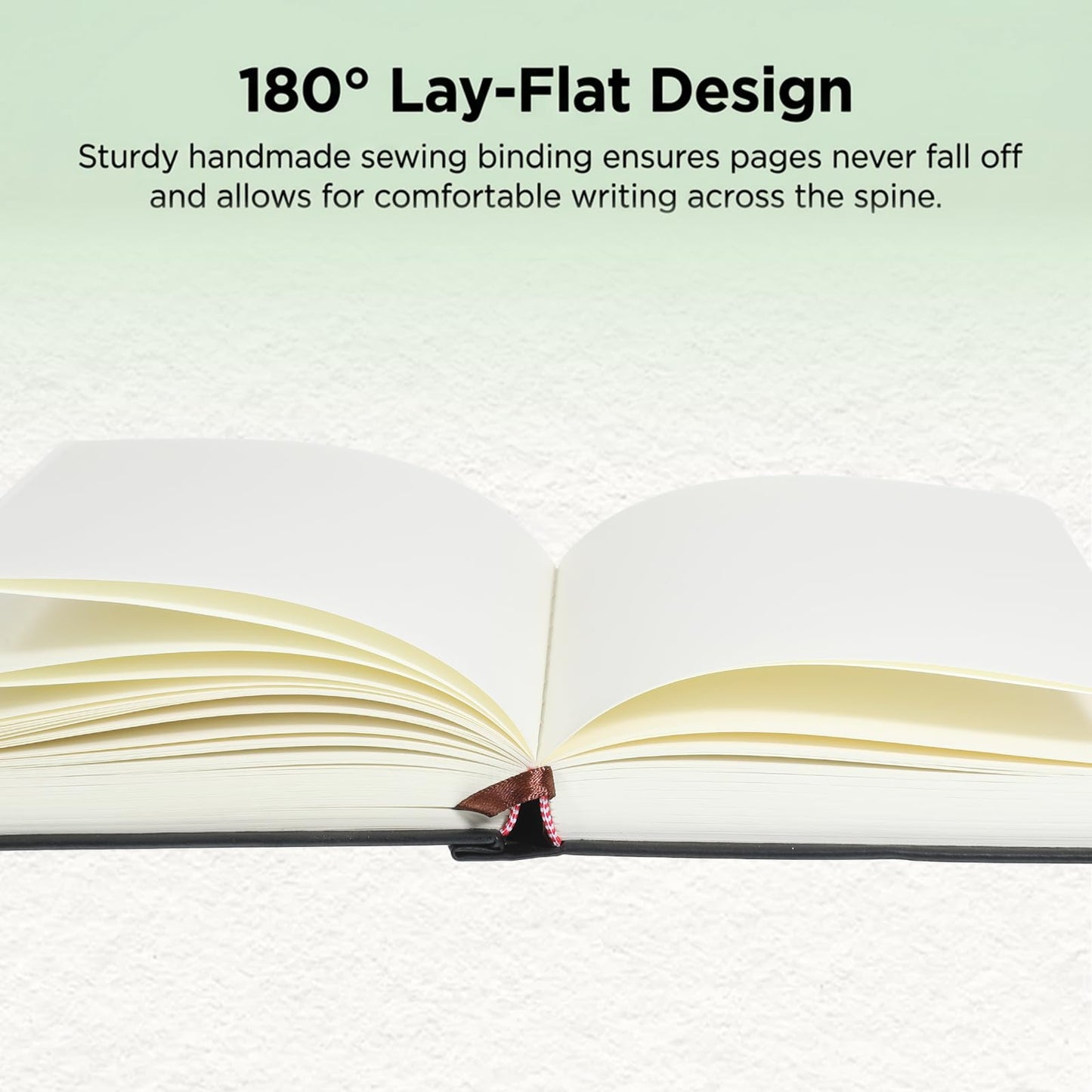 IMengjbang 660 Pages A5 Thick Sketchbook, 80GSM 5.7 x 8.25 inches Blank Smooth Notebook Soft Faux Leather Cover Journal for Drawing Book Memo Writing Sketch Pad Diary Notebook