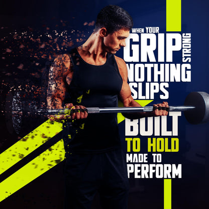 QTF Lifting Grips for Weightlifting Rubber Gloves Gym Palm Protector Grip Pads Replacement of Workout Gloves for Men & Women - Pads for Gym Weightlifting, & Pull Ups (Black/White)