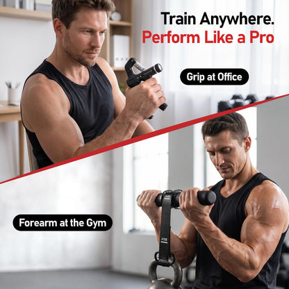 FitBeast Wrist Roller Forearm Strengthener & Forearm Exerciser Set with Adjustable Resistance Grip Strength Trainer & Loading Pin, Fits 1" & 2" Weight Plates for Grip, Wrist & Forearm Training