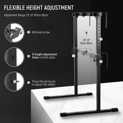 NEEWER Overhead Camera Mount Rig for Top Down Shot with 1s Quick Switch Lock Arca Type QR Plate, Heavy Duty Tabletop Multi Device Stand for Cooking Drawing Crafts Stream, Desk Width≥32"/80cm, ST200