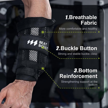 BeatBoost Ankle Wrist Weights 10lb Adjustable Leg Arm Weights for Men Walking Pilates Exercise Workout Gym Aerobics