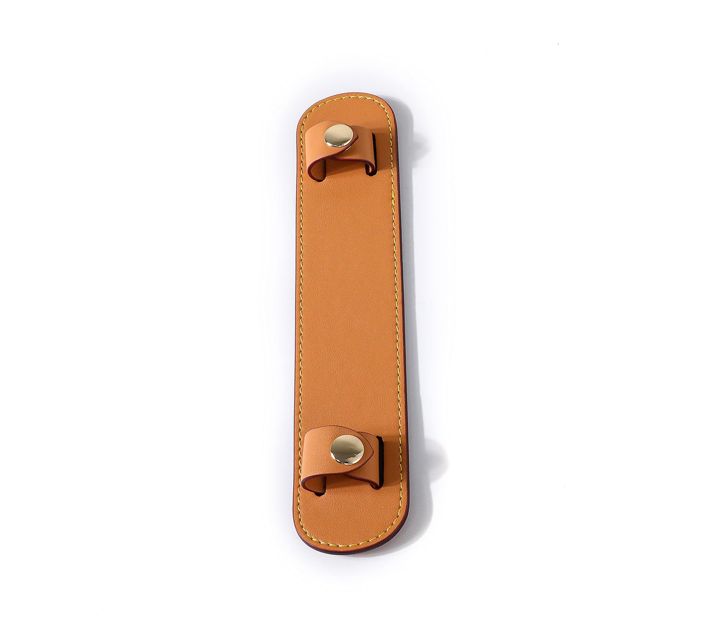 GOXTECH Leather Shoulder Strap Pad for Designer Trendy Bags (Beige Yellow)