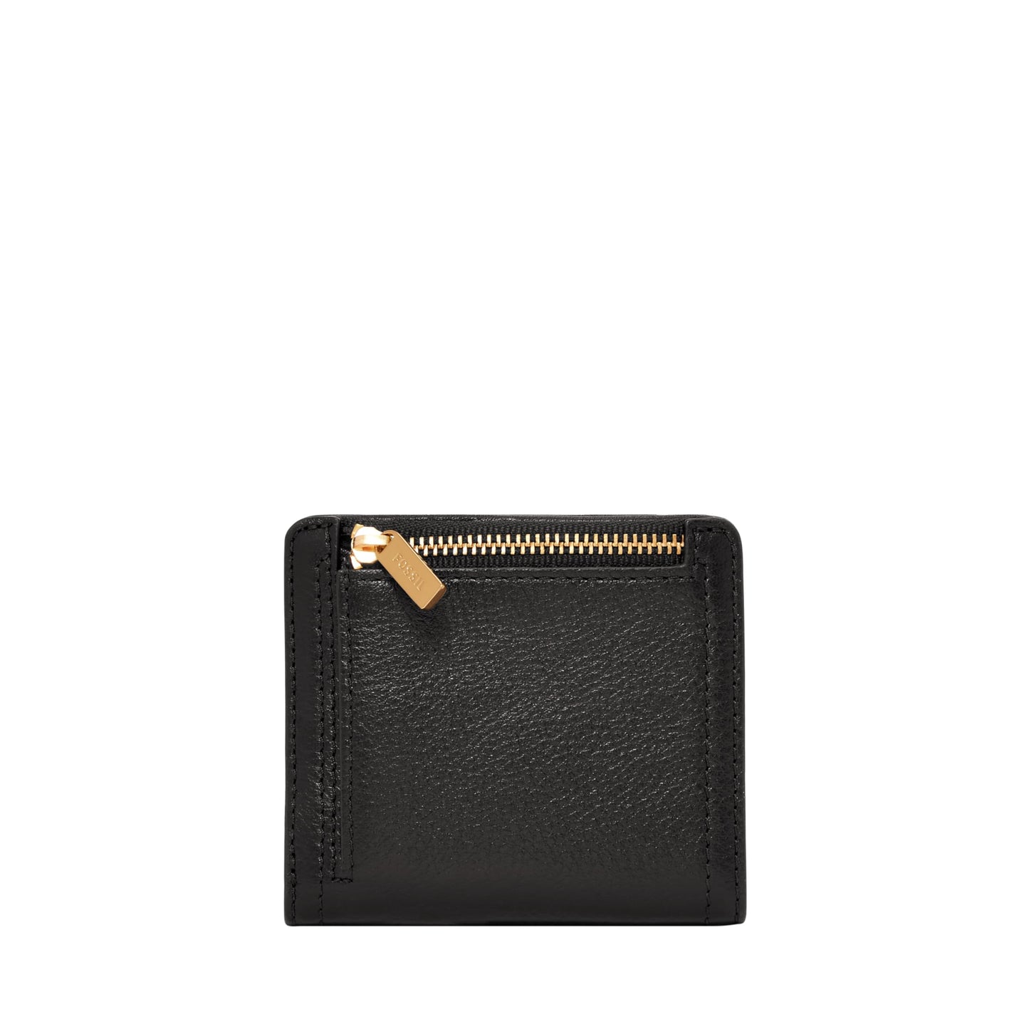 Fossil Women's Wallet, Logan Leather Wallet RFID Blocking Small Bifold, Black