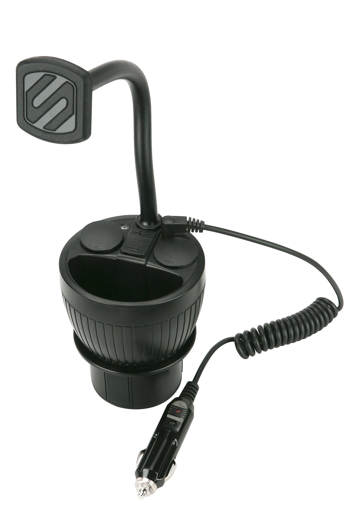 Scosche MAGWDM MagicMount Magnetic Car Phone Holder - Strong Magnet Mount for iPhone and Android - Secure Magnetic Cell Phone Mount for Window/Dash - Universal 360° Adjustable Mobile Cellphone Holder